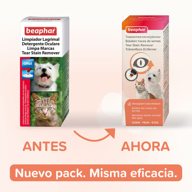 Beaphar Limpador de Lacrimal para cães e gatos, , large image number null
